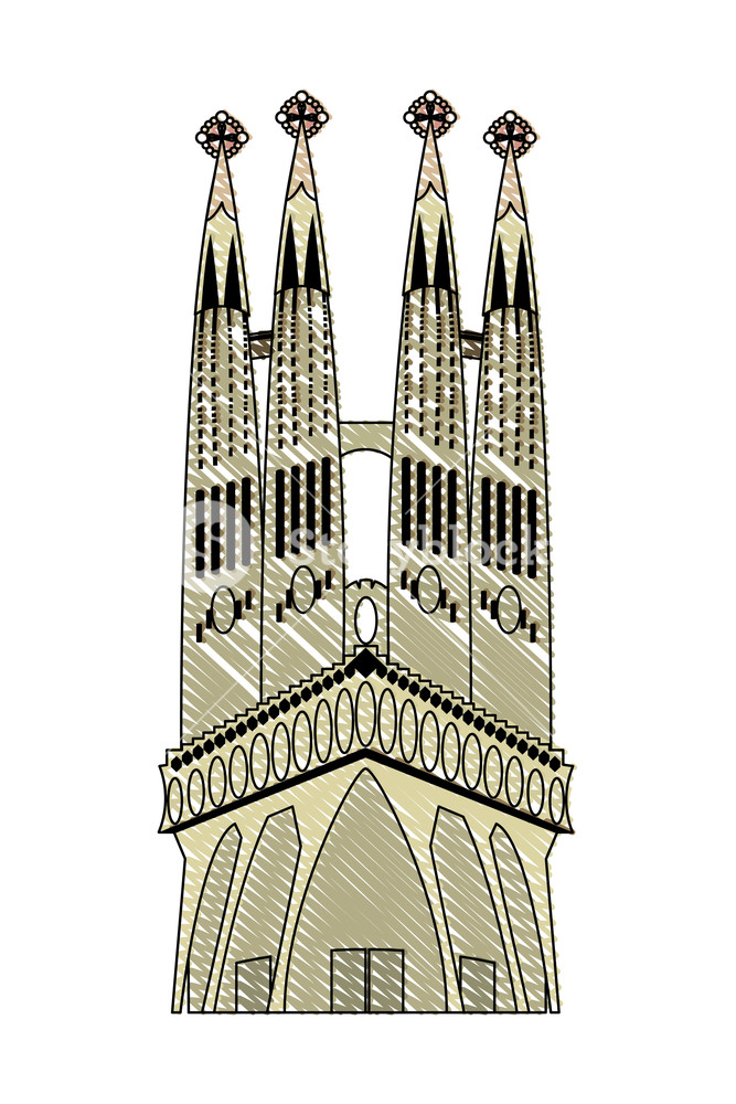 Sagrada Familia Vector at Vectorified.com | Collection of Sagrada ...