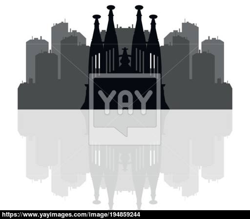 512x448 Sagrada Familia Vector