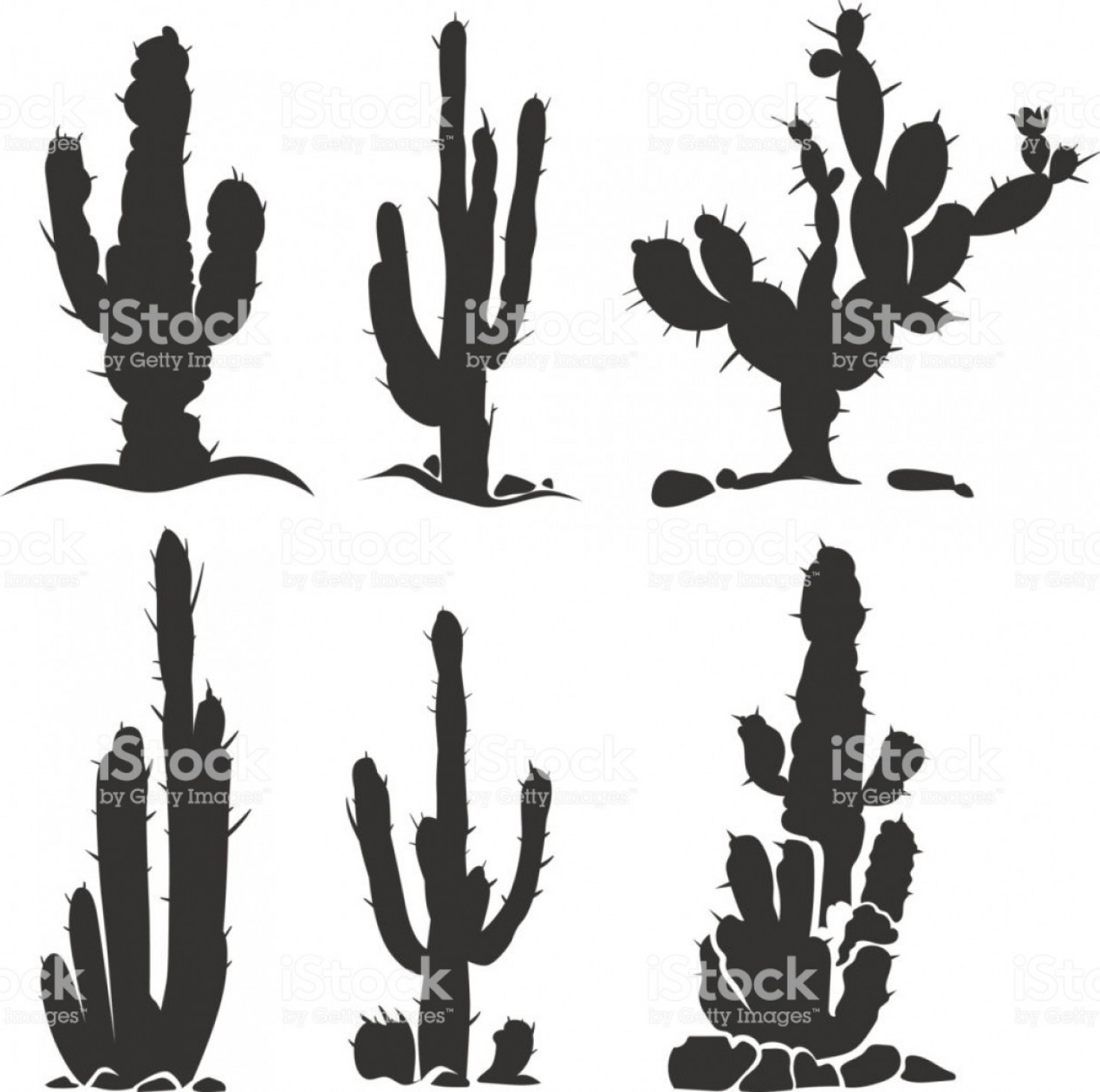 Cactus Vector Art Black And White Hoodamathrun 1473x1462 Cactus Vector Art Black And White Hoodamathrun