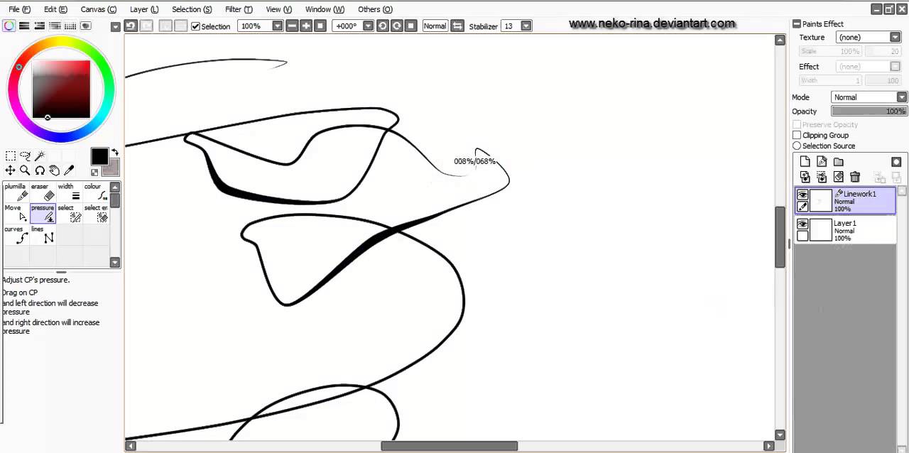 1280x638 How To Use Vector Lines In Paint Tool Sai