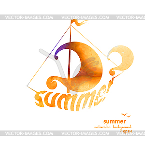 300x300 Yellow Sailboat Design Element Sai