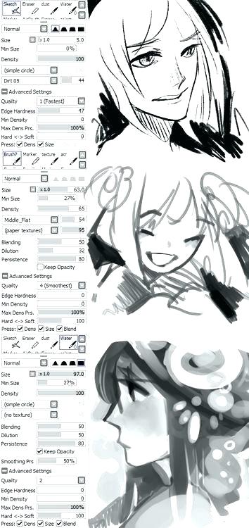 354x750 Coloring Anime Paint Tool Sai