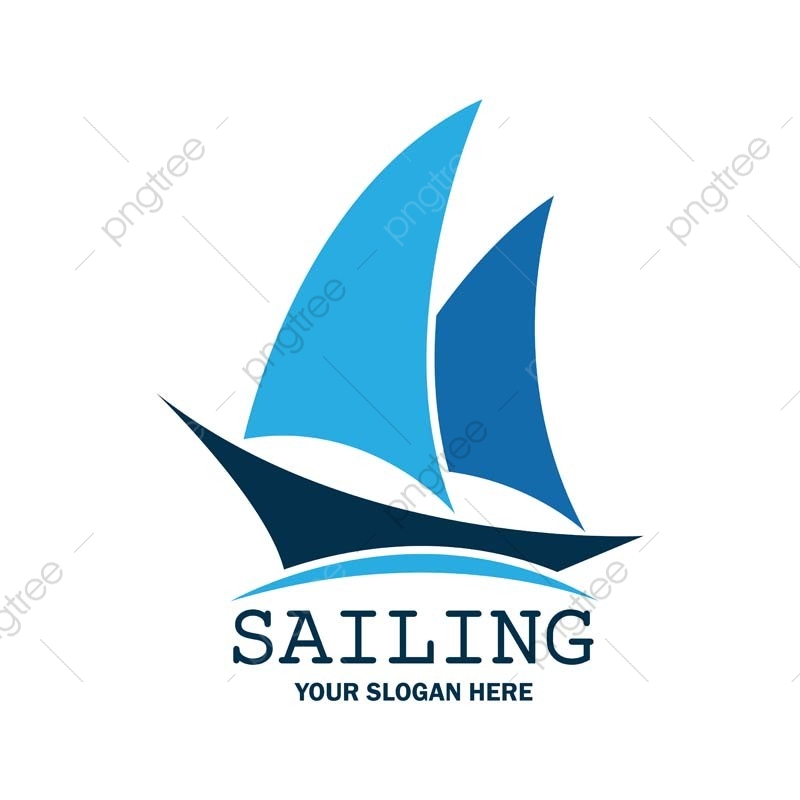 800x800 Sailing Logo With Text Space For Your Slogan Tag Line Vector