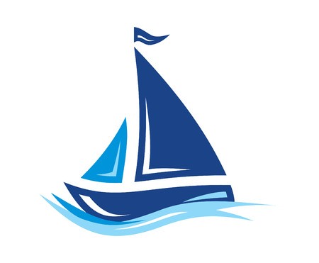 450x371 Sailing Boat Vector Icon