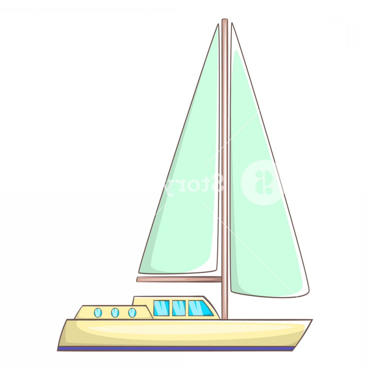 1200x1200 Sailing Yachts Vector Catchsplace