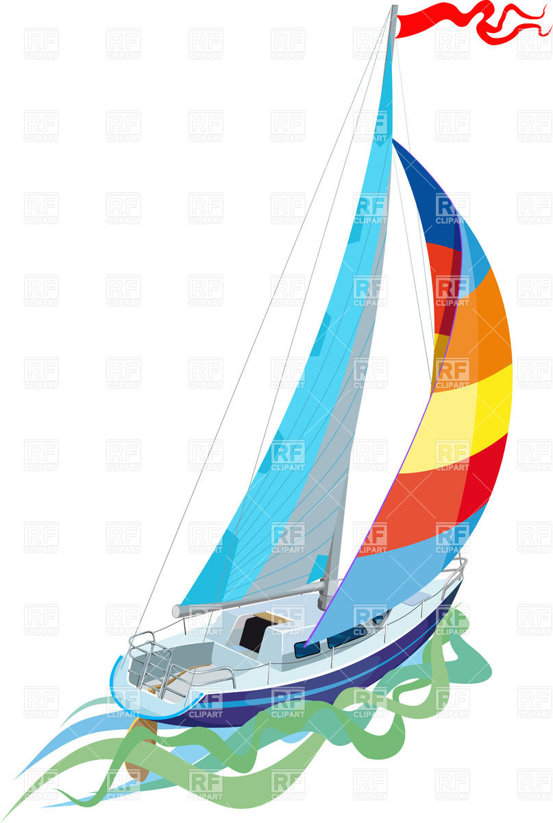 807x1200 Sailing Yacht Vector Image Of Transportation Sharpner