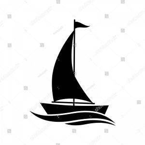 300x300 Black Sailboat Vector Icon On White Cqrecords