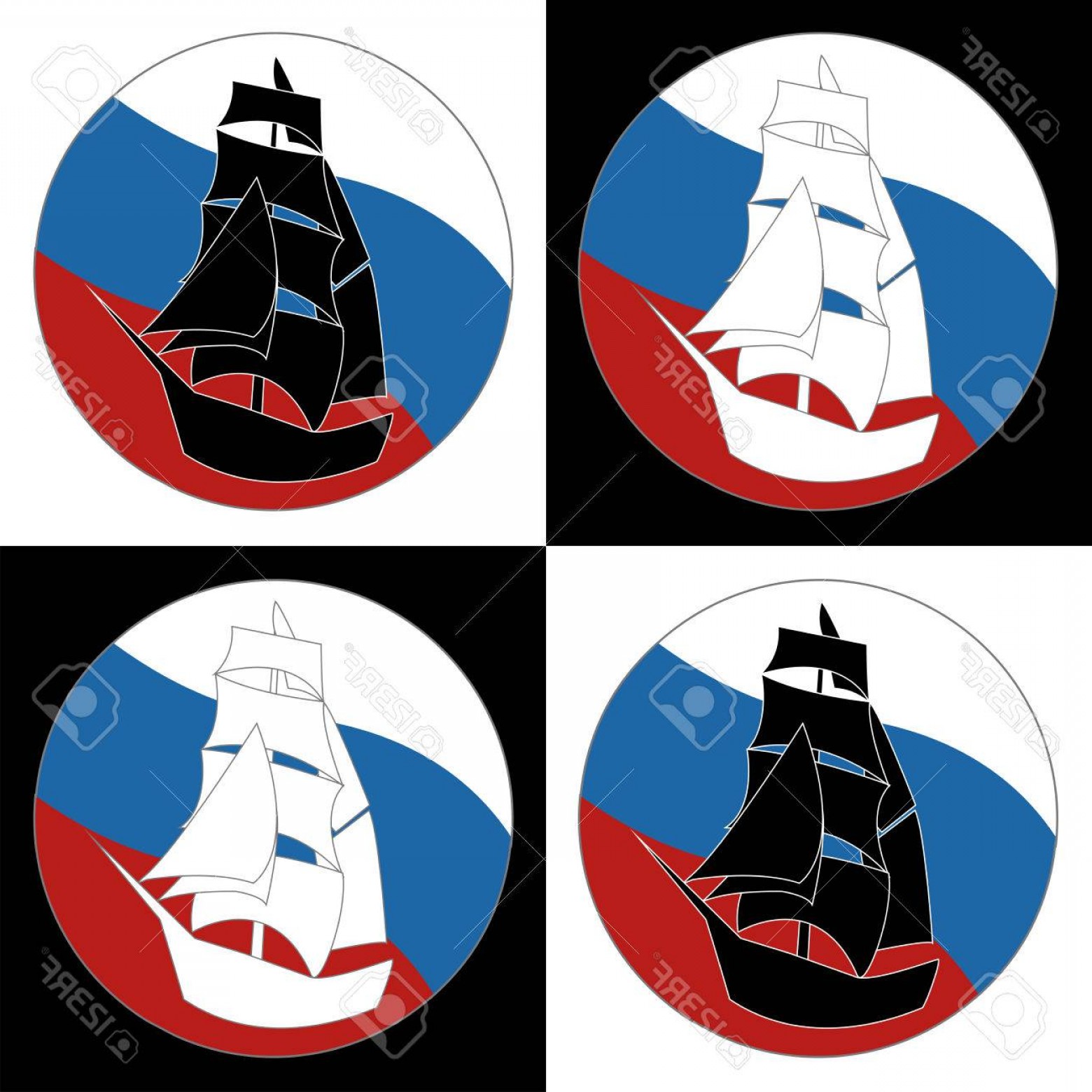 1560x1560 Sailboat Silhouette Vector Hoodamath
