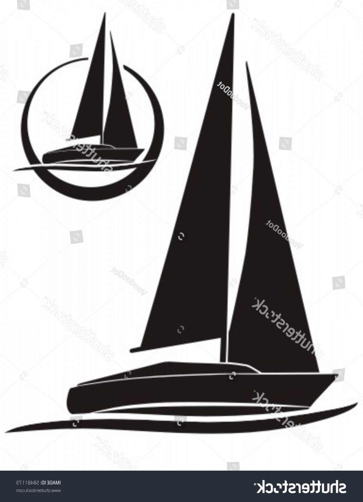 1389x1920 Sailboat Vector Catchsplace
