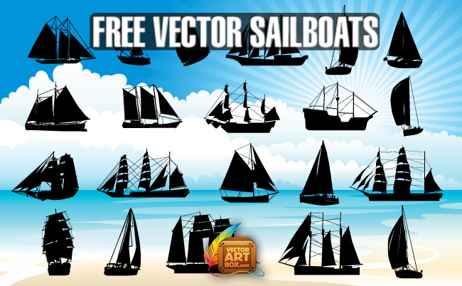 650x402 Sailboats Silhouettes