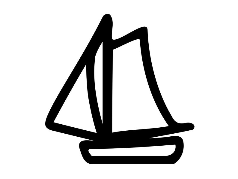 794x596 Sail Boat Vector Boat Dxf Png Sailboat Clipart Etsy