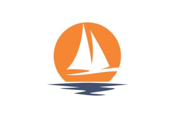 580x386 Sailboat Vector Graphic