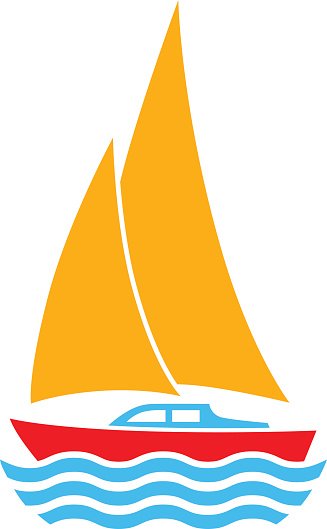 327x529 Sailboat Vector Icon Premium Clipart