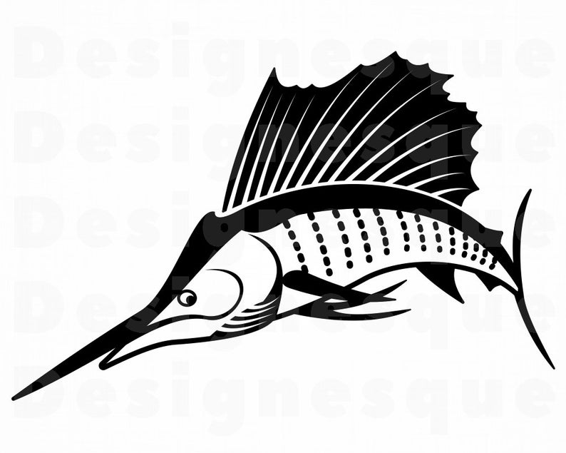 794x635 Sailfish Fishing Fish Sailfish Clipart Etsy