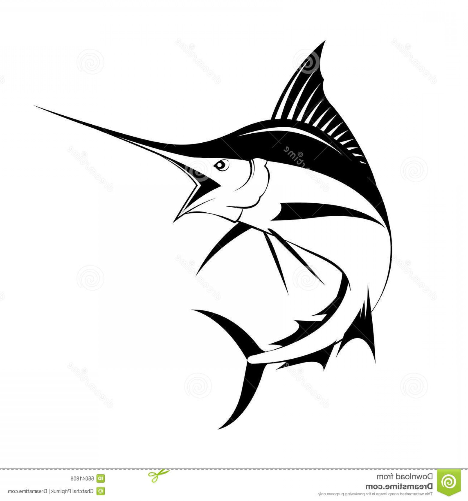 1560x1668 Stock Illustration Marlin Fish Vector Beautiful Image Soidergi