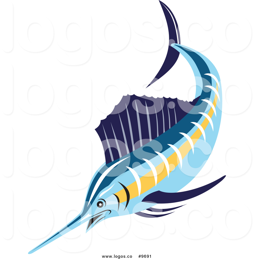 1024x1044 Vector Logo Of A Sailfish