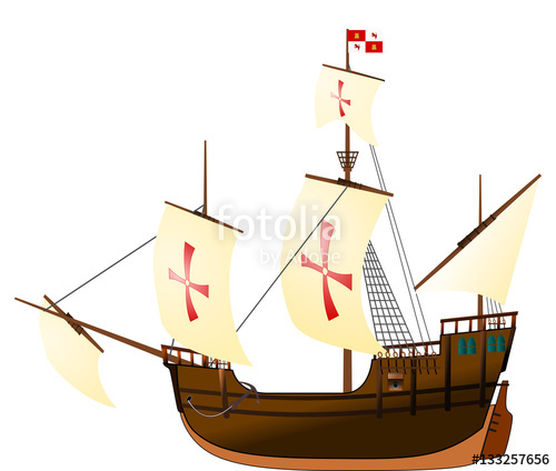 500x424 Pinta Sailing Ship