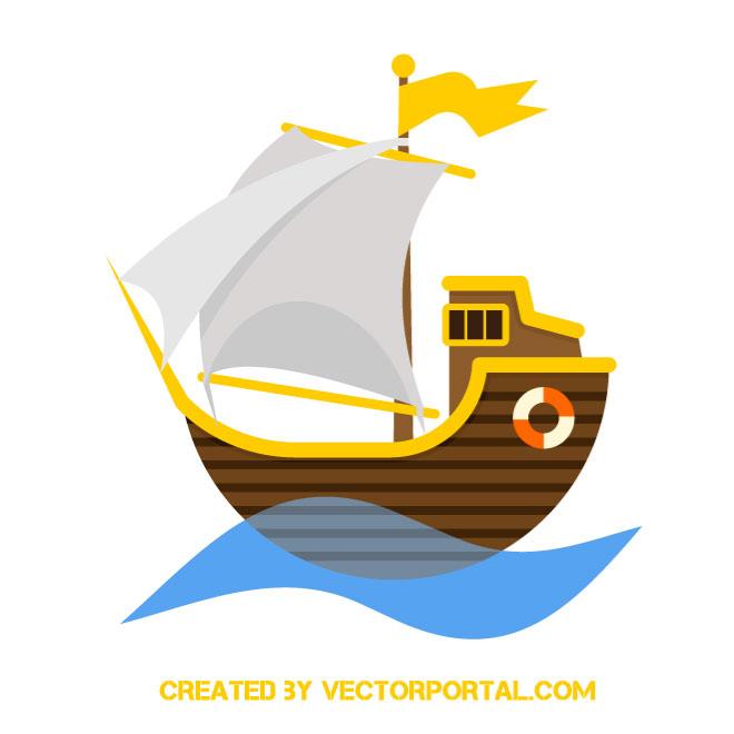 660x660 Pirate Ship Vector Icon