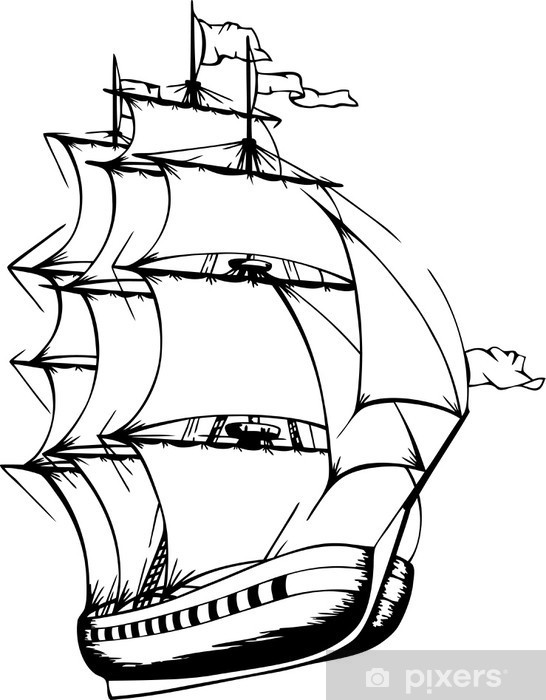 546x700 Sailing Ship