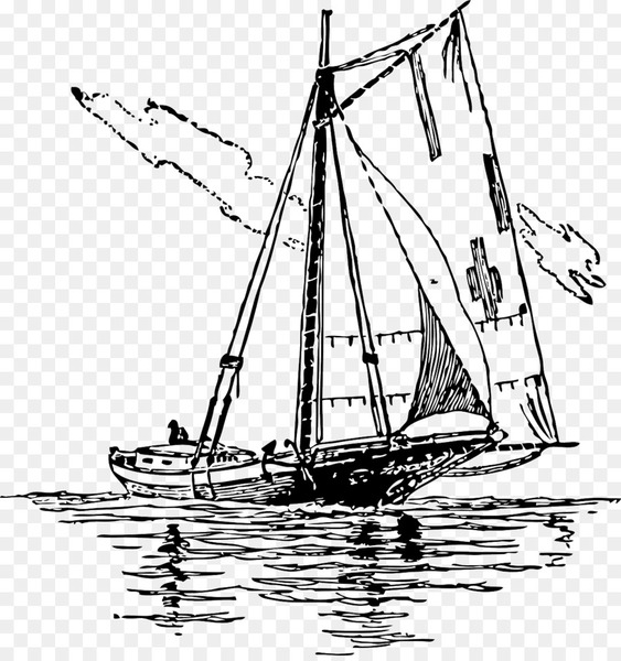 563x600 Clip Art Sailing Ship Vector Graphics Illustration