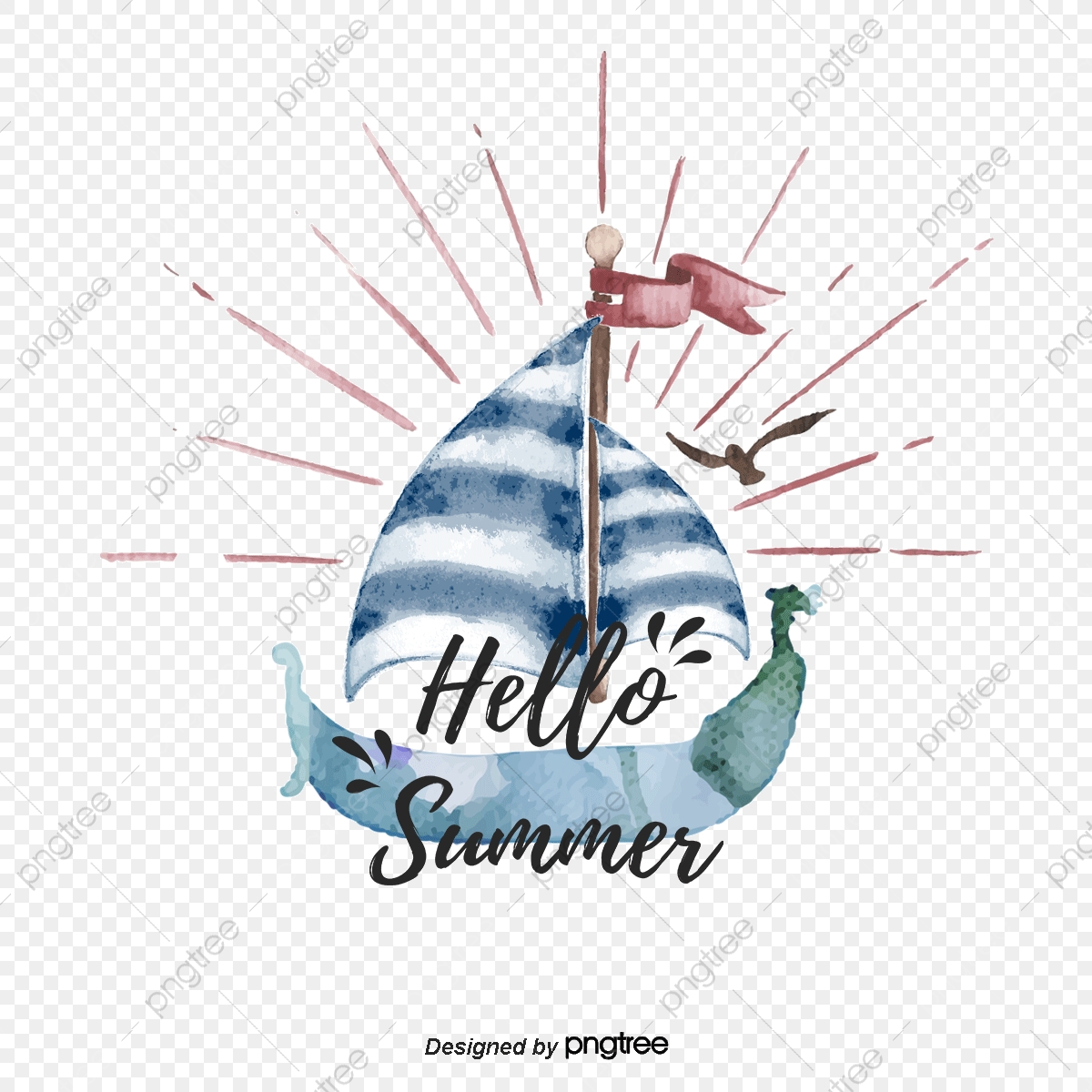 1200x1200 Watercolor Sailing Ship, Vector Png, Sailboat, Navigation Png