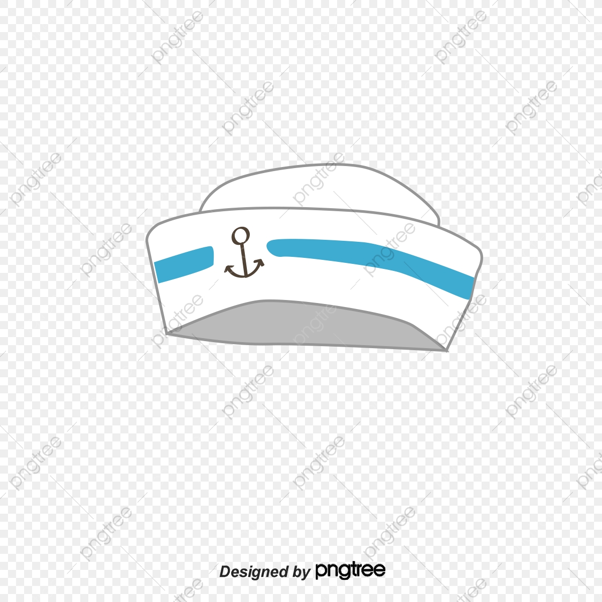 1200x1200 Free Cute Sailor Hat To Pull The Material, Hat Vector, White, Blue