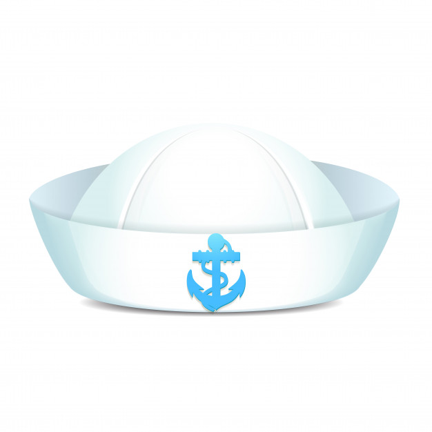 Peaked Sailor Hat With Blue Anchor Vector Premium Download 626x626 Peaked Sailor Hat With Blue Anchor Vector Premium Download