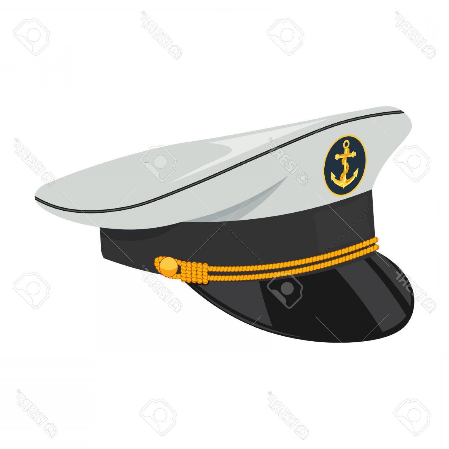 1560x1560 Photostock Vector Captain Hat Vector Illustration Isolated