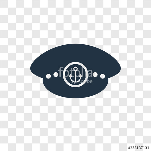 500x500 Sailor Hat Vector Icon Isolated On Transparent Background, Sailor