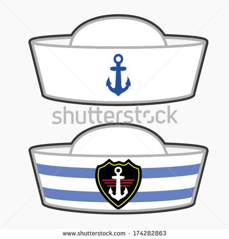 450x470 Sailor Hat Vector Illustration