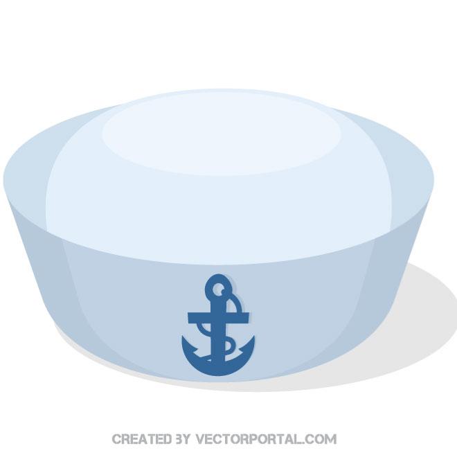 660x660 Sailor Hat Vector Image