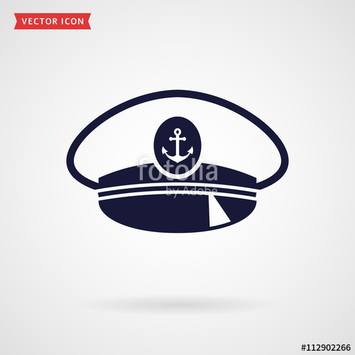 500x500 Captain Hat Vector Icon Stock Image And Royalty Free Vector