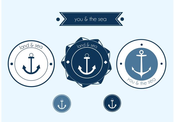Free Vector Sailor Label Vector Set 700x490 Free Vector Sailor Label Vector Set