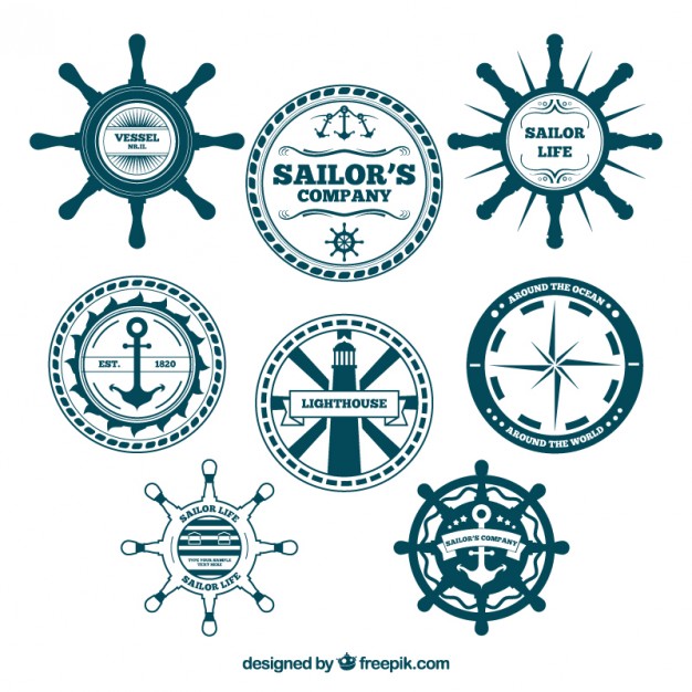 Sailor Logo Collection Vector Free Download 626x626 Sailor Logo Collection Vector Free Download