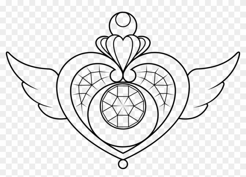840x606 Moon Drawing Heart