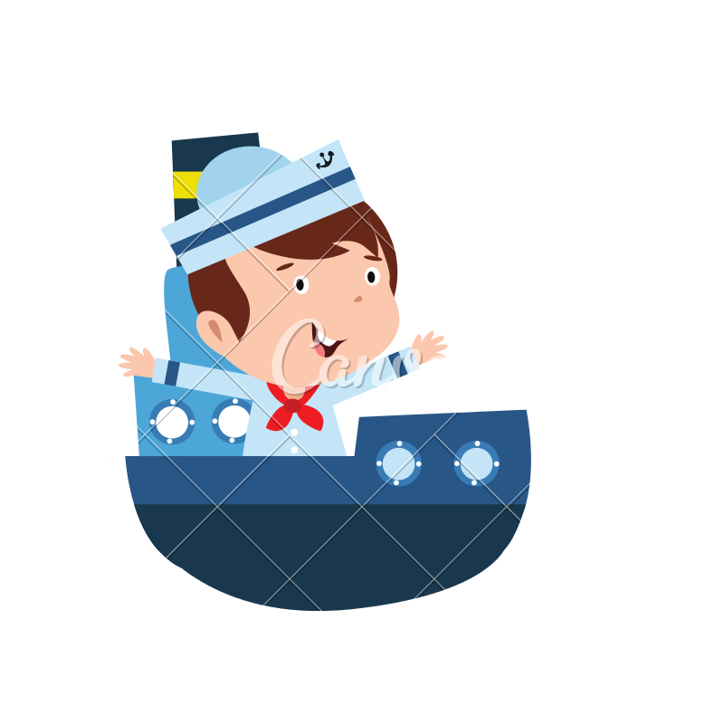 800x800 Sailor Vector Design