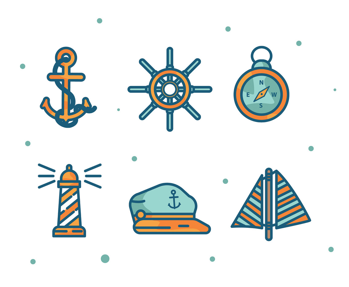 1136x936 Sailor Vector In Thick Line Vector Art Graphics