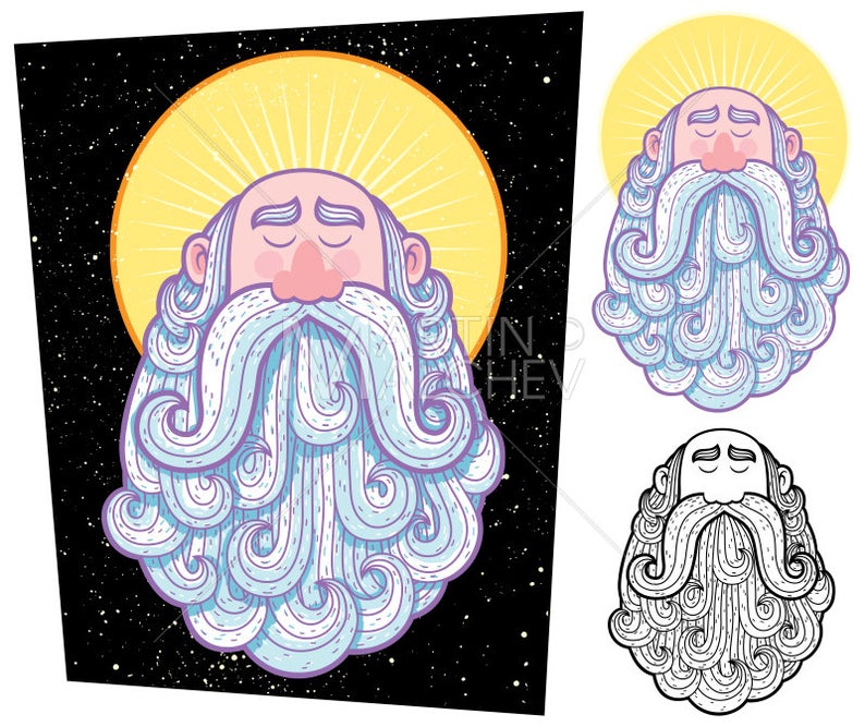 Saint Vector Cartoon Illustration Hallow God Lord Etsy 794x667 Saint Vector Cartoon Illustration Hallow God Lord Etsy