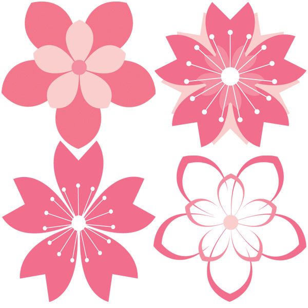 Pdf Cherry Blossom Vector, Cherry Blossom 600x600 Pdf Cherry Blossom Vector, Cherry Blossom