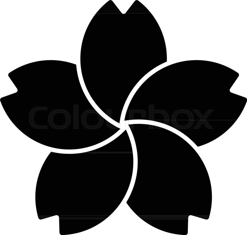 Outline Sakura Flower Pixel Perfect Stock Vector Colourbox 800x762 Outline Sakura Flower Pixel Perfect Stock Vector Colourbox