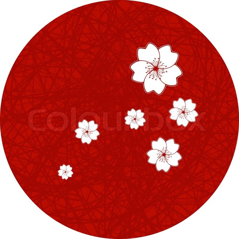 Cherry Blossom Sakura Flower Vector Stock Vector Colourbox 800x800 Cherry Blossom Sakura Flower Vector Stock Vector Colourbox
