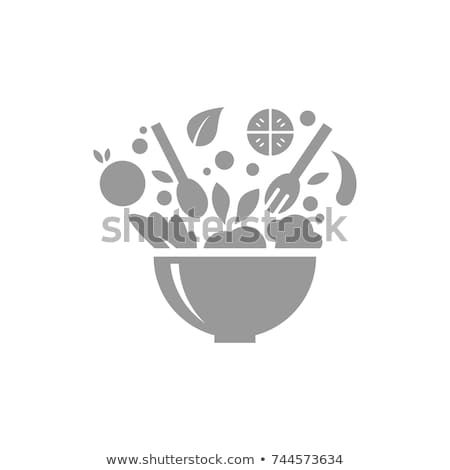 450x470 Salad Bar Collection Vector Illustration Concept Food And Drink