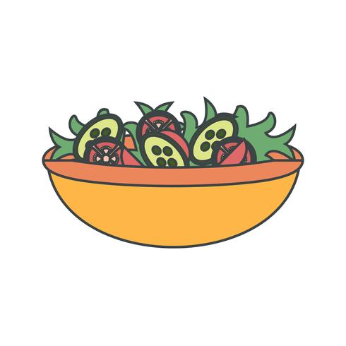 490x490 Vector Salad Icon