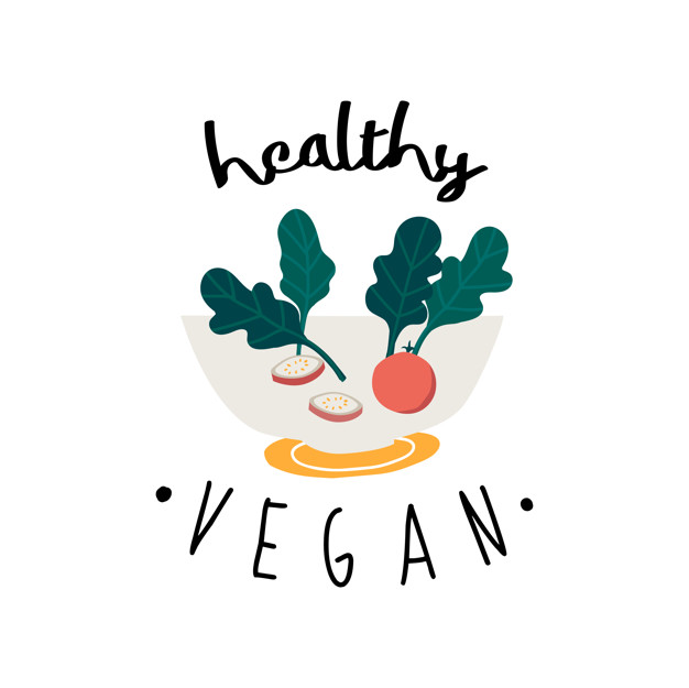 626x625 Healthy Vegan Salad In A Bowl Vector Vector Free Download