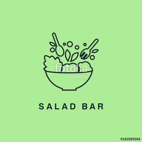 500x500 Salad Vector Designs Collection