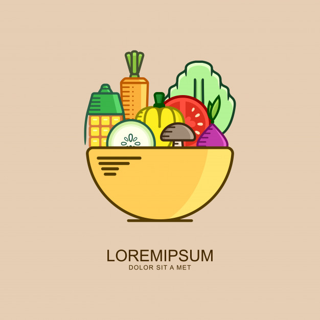 626x626 Salad Logo Vector Premium Download