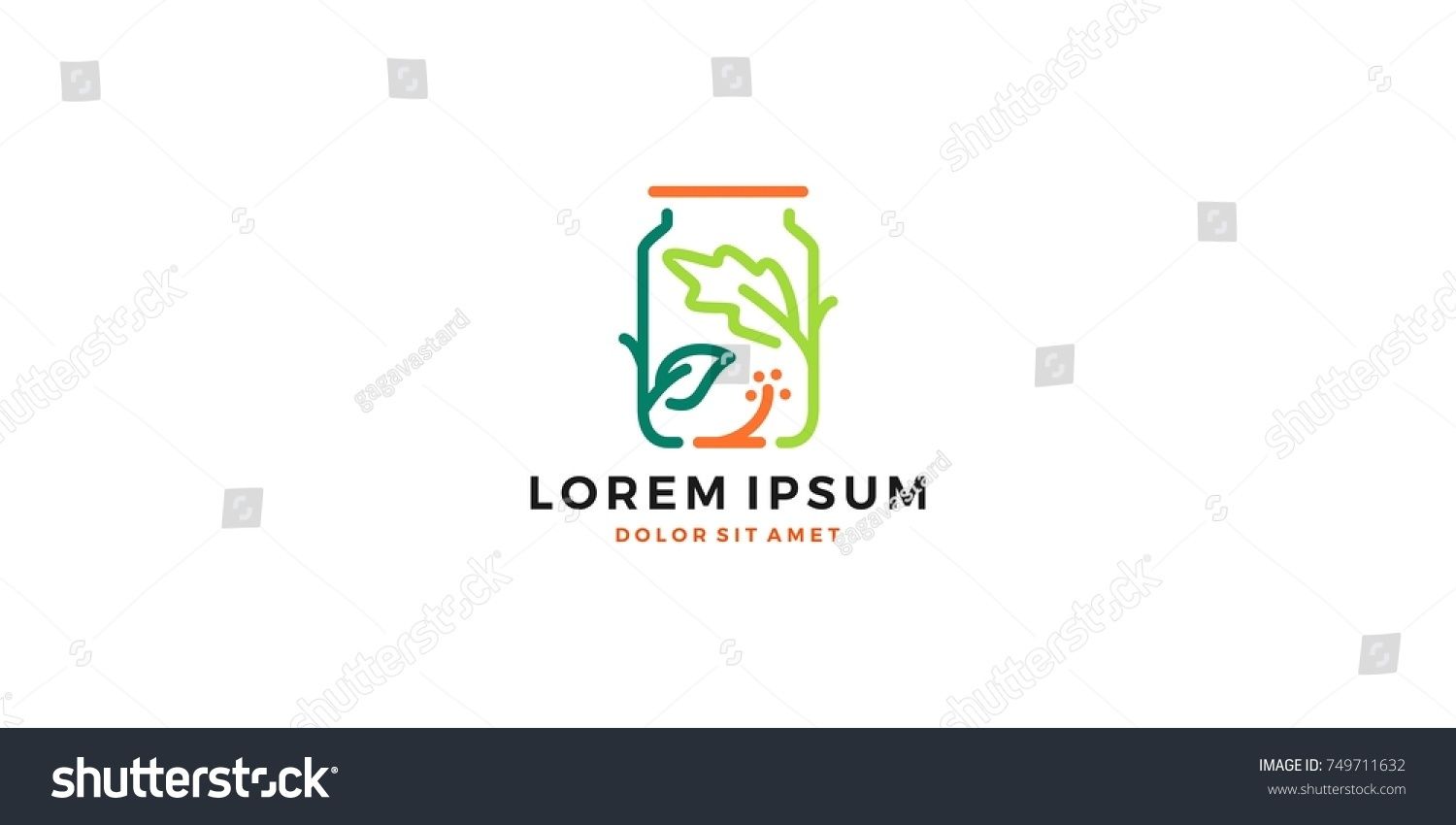 1500x850 Salad In A Jar Logo Vector Icon Download Chef Recipe Food
