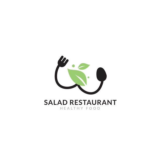 640x640 Logo Salad Restaurant Vector Icon Template For Free Download