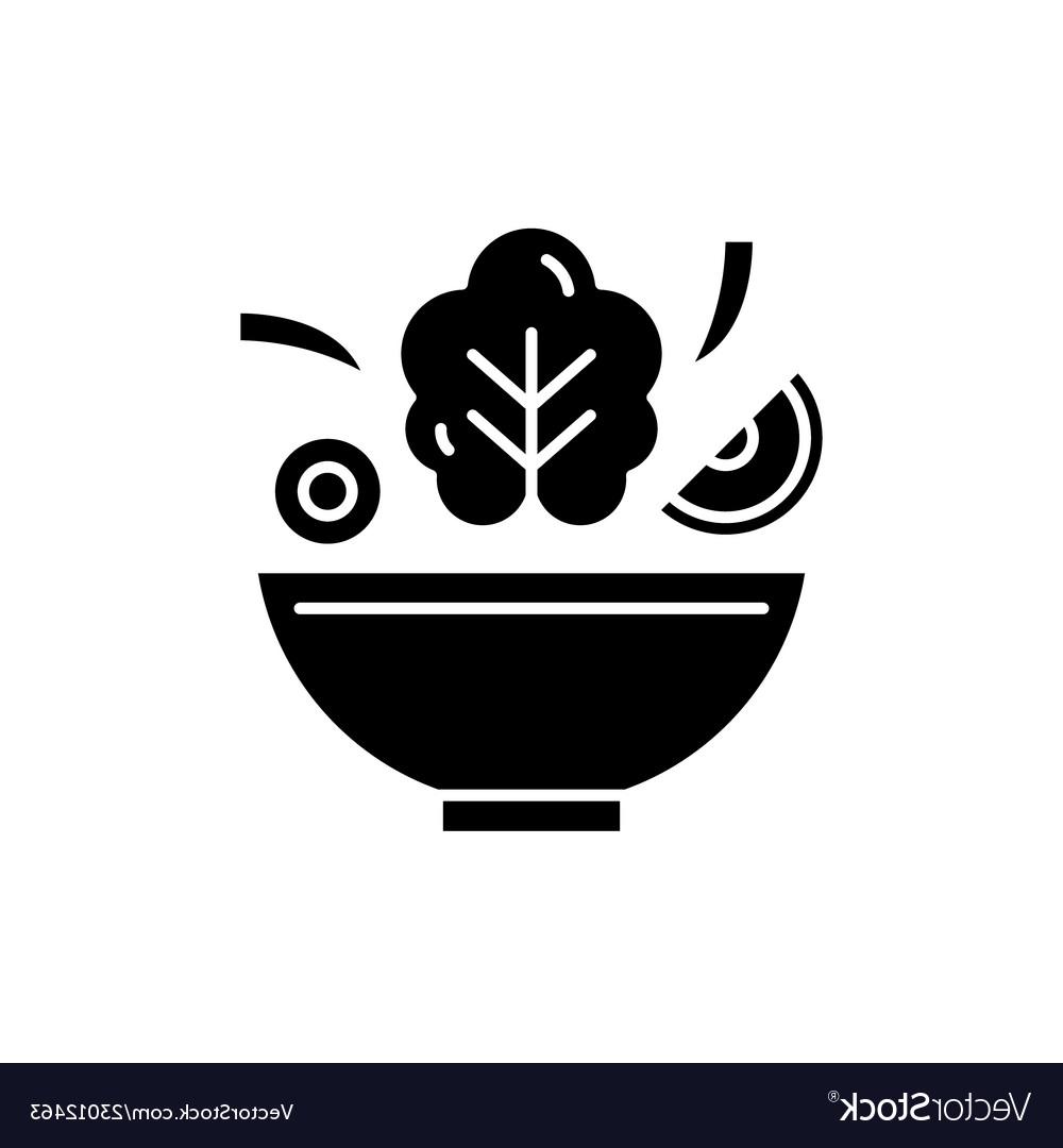 1000x1080 Best Black And White Salad Vector Drawing Free Vector Art