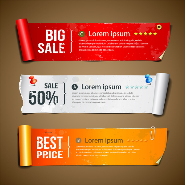 600x600 Sale Banner Collection Free Vector In Adobe Illustrator